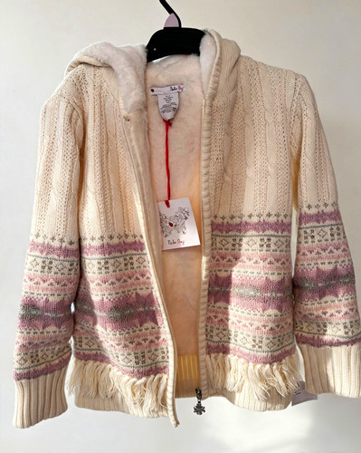 Girls knitted hooded - girls,