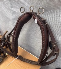 Wide Leather Horse Hames
