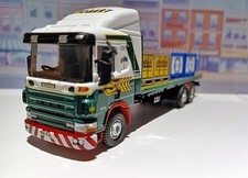 eddie stobart 1/76 code 3 Scania flat back with load nice condition