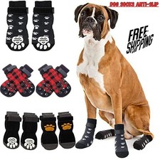 Anti-Slip Dog Socks Paws Stop Licking Adjustable Pet Paw Protection Sock Shoes