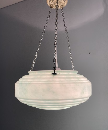 Vintage art deco green - art, marbled