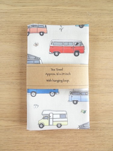 Campervan tea towel handmade - towel,