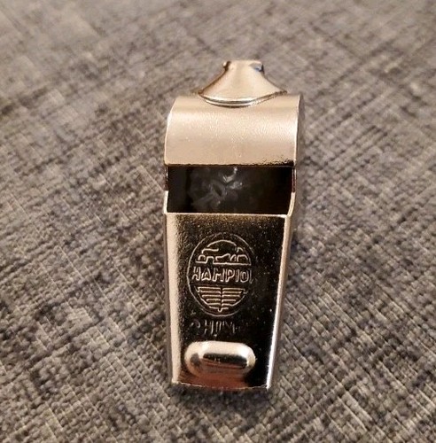 Vintage metal whistle champion - vintage,