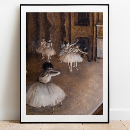 Art print degas ballet - print,