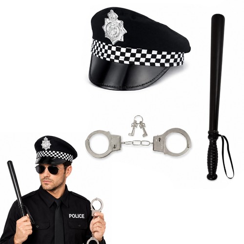 Adult police fancy dress set - police,