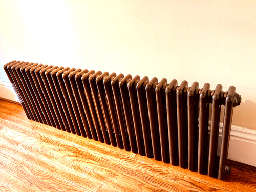 Antique brass keswick radiator - antique,