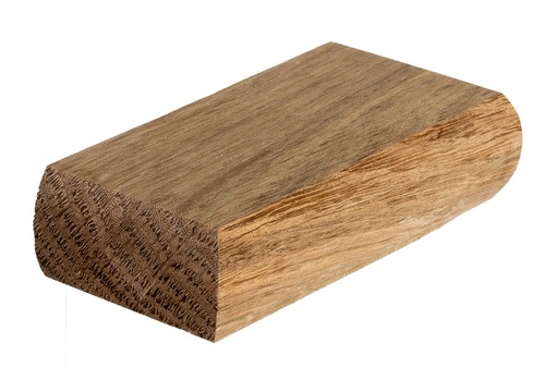 Staircase newel post cap flat - post,