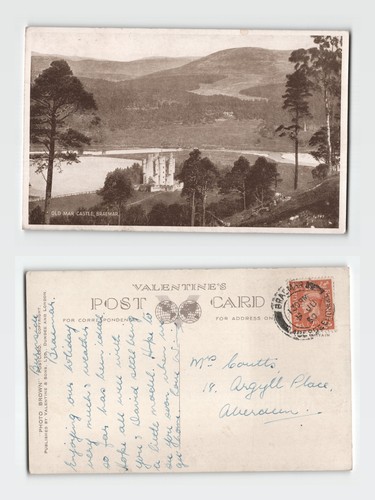 Postcard old mar castle - old,