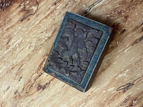 Trinket box carved - trinket,