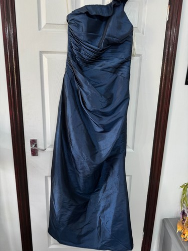 Size14 navy taffeta - size14,