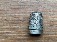 Antique Victorian Sewing Thimble AB & Co SOME WEAR