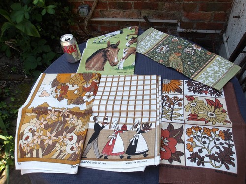 Vintage irish linen tea - vintage,