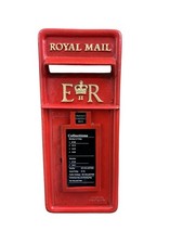 Royal mail Post office box red  front face only mail box facia letter Machan