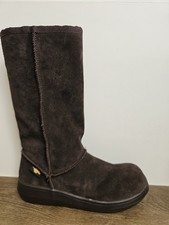 RocketDog Sugardaddy Boots Womens Faux Fur Lined Seude Gum Sole Uk 7.5 D EU41.5 