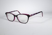 Oasis Eyeglasses OA030 Womens Black/Purple Full Rim Plastic Glasses Frames 50 mm