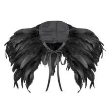 Adjustable Collar Feather Shrug Collar Wonderful for Women Photography Supply