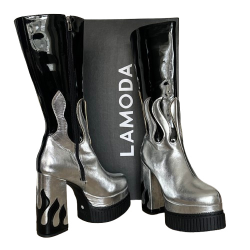 Lamoda platform boots womens - boots,