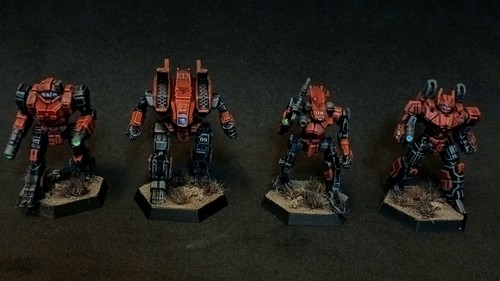 Battletech painted mercenary - battletech,