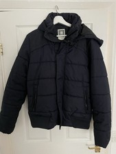 G Star Raw Men’s Whistler Hoodie Bomber Jacket Coat Black Size L