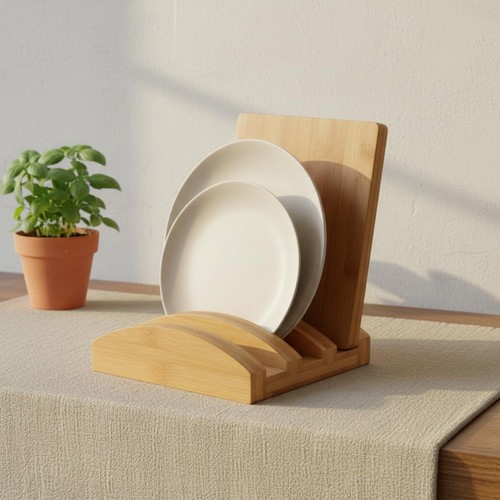 Bamboo board holder - board,