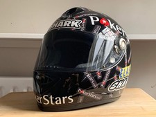 Conor Cummins Race Used And Signed 2009 Macau GP Shark Helmet