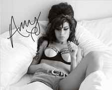 Amy Winehouse Signed 8" x 6"