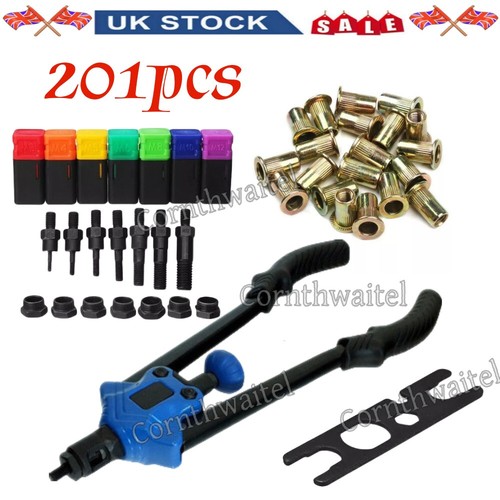 Hand nut riveter with - with, 7