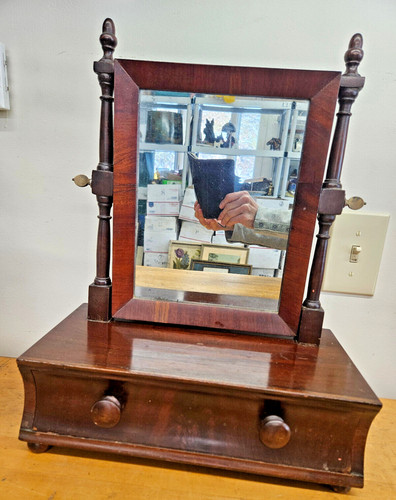 Antique mahogany dresser - mahogany,