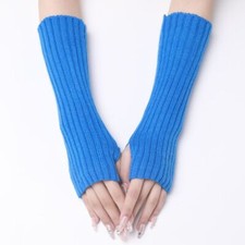 Woman Knitted Gloves Arm