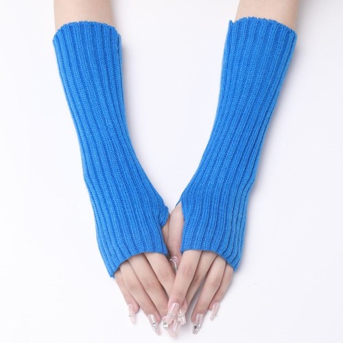 Woman knitted gloves arm - woman,