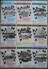 9 x RDC Banger Stock Car Racing Programmes Mildenhall Swindon 1998 & 1999