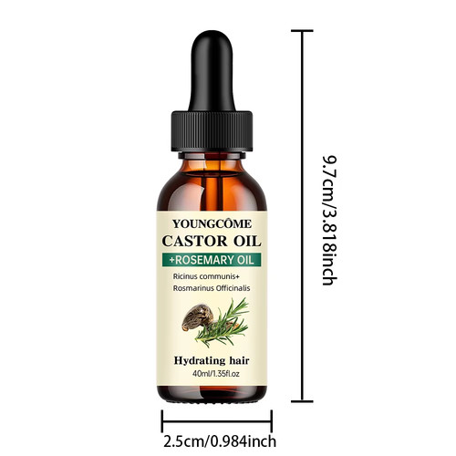 Mix castor oil - mix, and