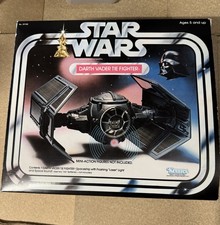 Star Wars Vintage Darth Vader Tie Fighter- Box Only- Reproduction