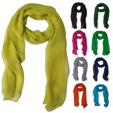 Ladies Chiffon Scarves Womens