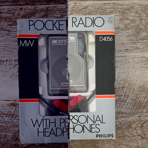 Vintage philips pocket radio - vintage,