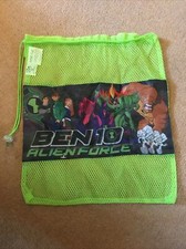 Ben 10 Drawstring School Gym Bag Brand New