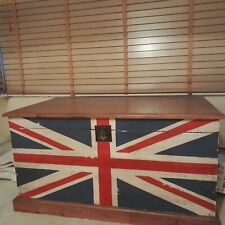 Union Jack Chest Solid Wood