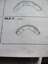 CLASSIC MINI  OLD STOCK LOCKHEED BRAKE SHOES 64-85 FRONT MLR17 