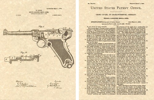 Patent for the luger p - the,