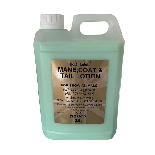 Gold label mane tail coat - label,