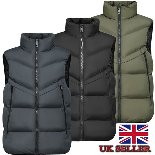 Mens heavy padded bodywarmer - padded,