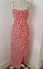 Zara red floral strappy - zara,