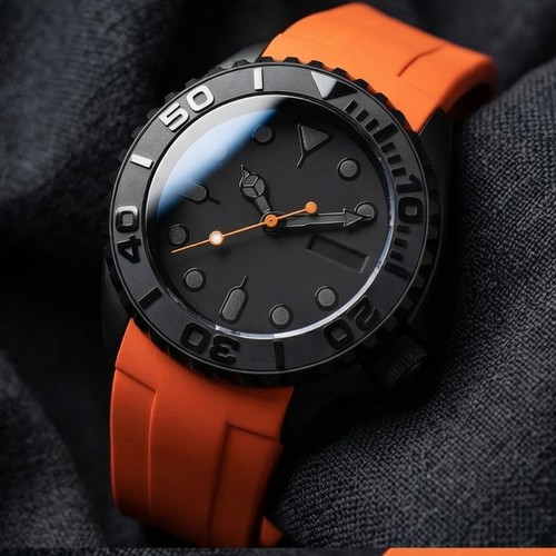 Custom 40mm orange - orange, stealth