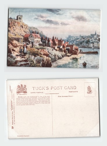 Vintage postcard whitby - postcard,