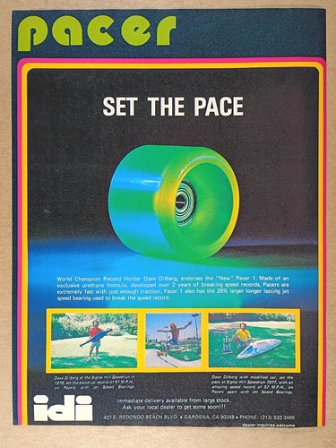 1977 pacer skateboard - 1977, wheels
