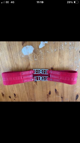 Red girth inch horse - inch, riding