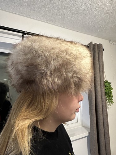Real rabbit fur hat - real,