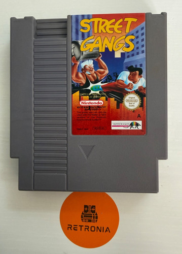 Street gangs nes game cart - street,