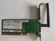 Belkin Wireless WiFi  Wi Fi PC Desktop Network Card F5D7000 WiFi PCI