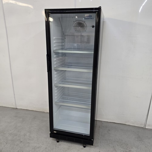 Display fridge upright black - fridge,
